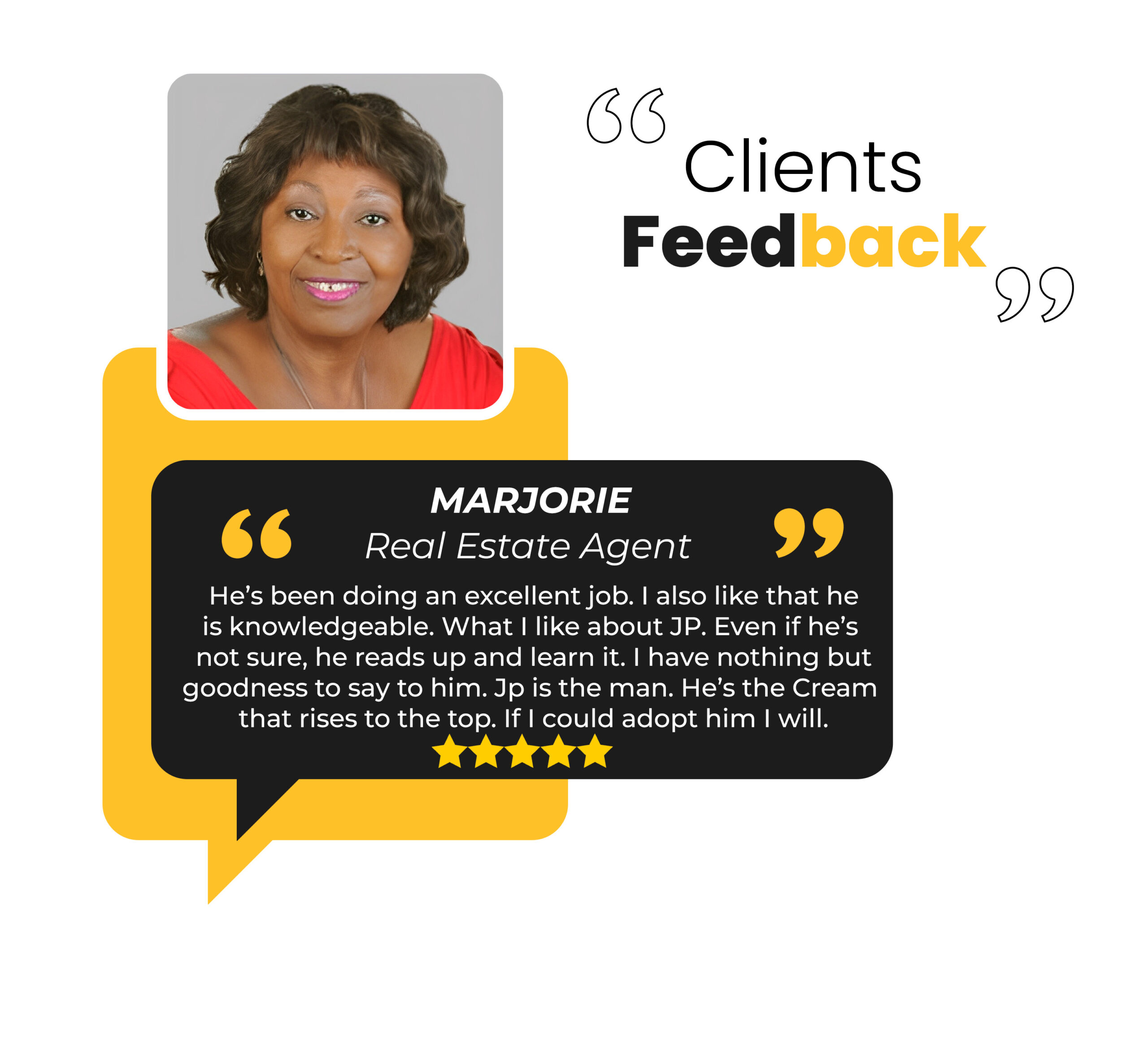 Client Testimonial - Marjorie